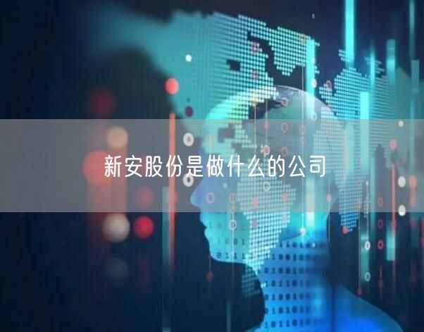 新安股份是做什么的公司
