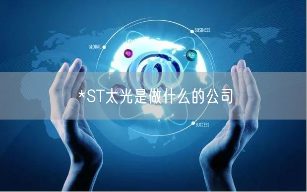 *ST太光是做什么的公司