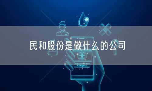 民和股份是做什么的公司