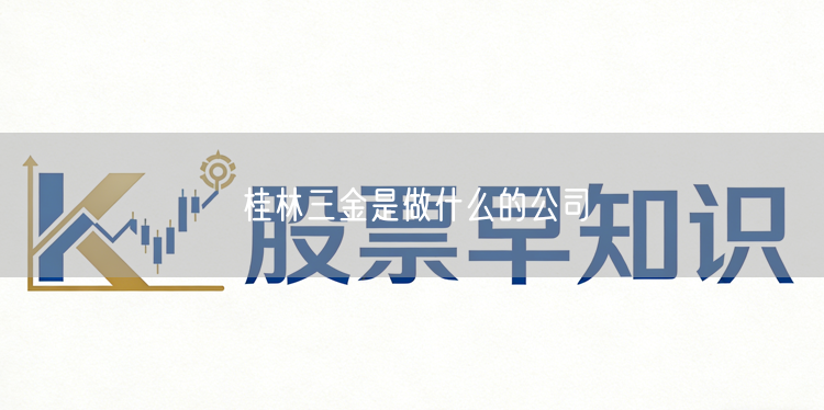 桂林三金是做什么的公司