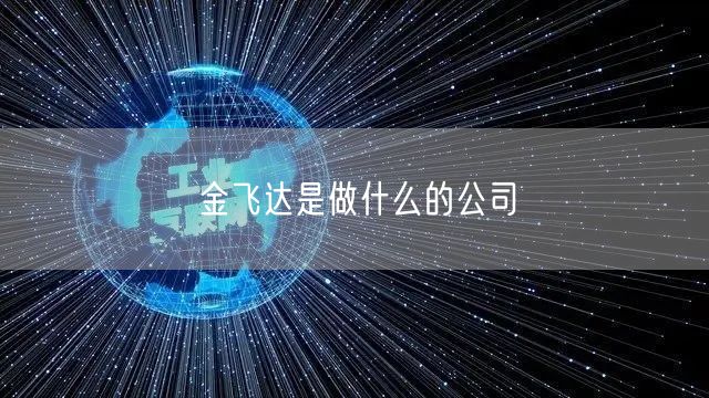 金飞达是做什么的公司