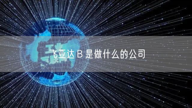 飞亚达Ｂ是做什么的公司