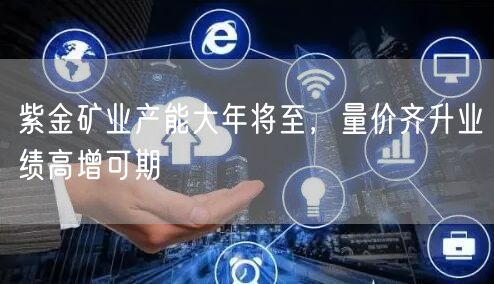 紫金矿业产能大年将至，量价齐升业绩高增可期