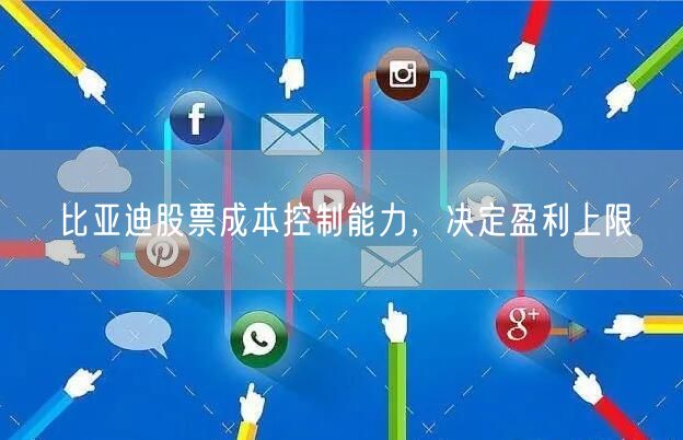 比亚迪股票成本控制能力，决定盈利上限