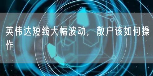 英伟达短线大幅波动，散户该如何操作