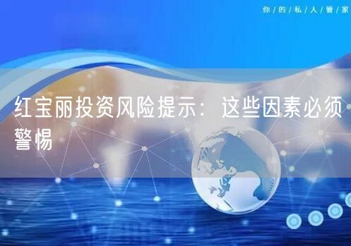 红宝丽投资风险提示：这些因素必须警惕