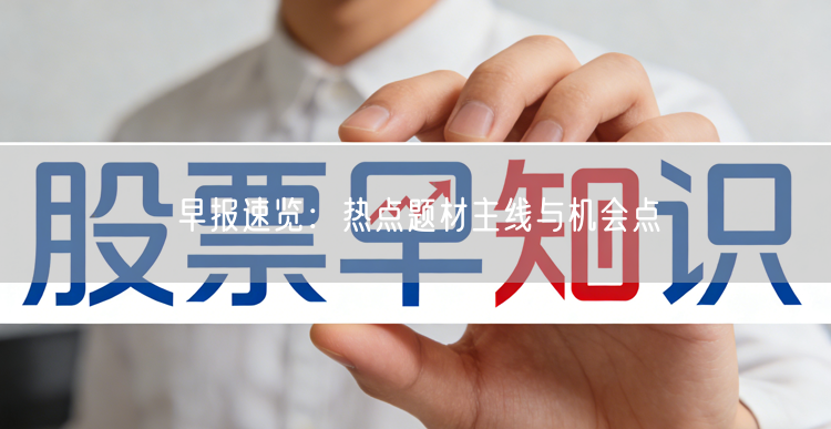早报速览：热点题材主线与机会点