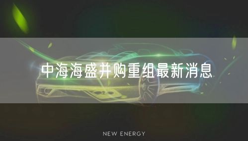 中海海盛并购重组最新消息